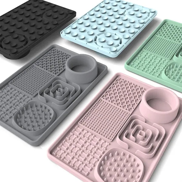 Silicone With Suction Cups Slow Feeder Lick Mat