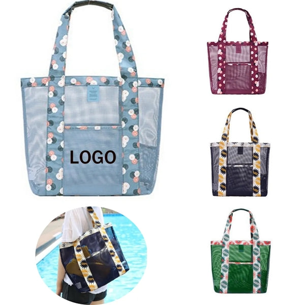 Portable Mesh Beach Bag