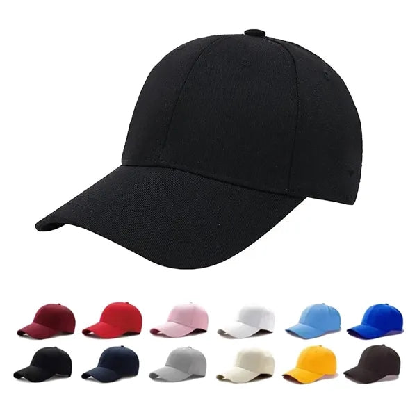Adjustable Plain Sports Hat Cap