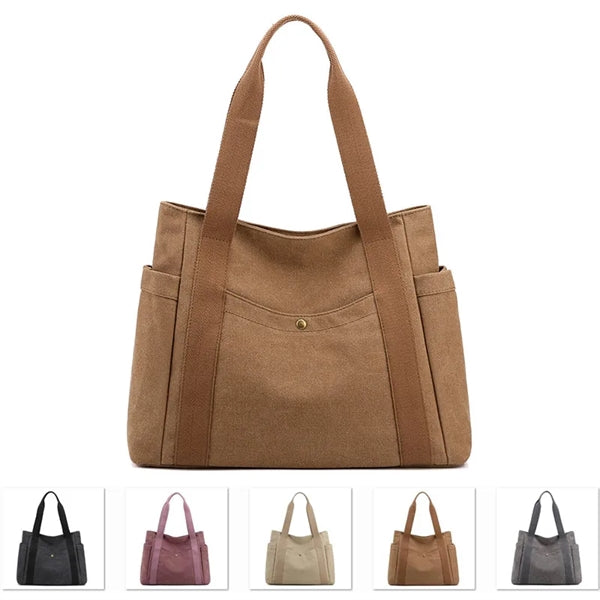 Casual Canvas Purse Shoulder Handbag Duffel Gym Tote Bag