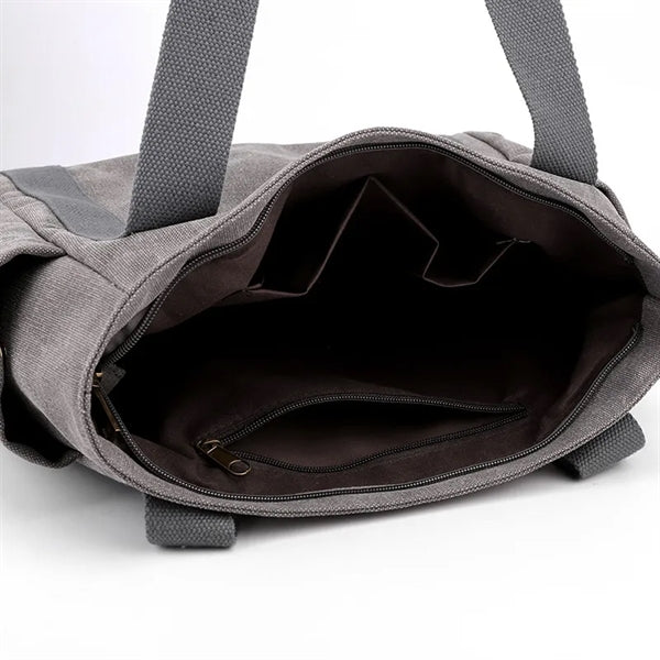 Casual Canvas Purse Shoulder Handbag Duffel Gym Tote Bag