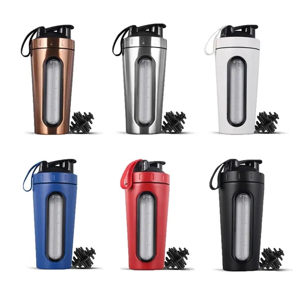 Stainless Steel Protein Powder Shaker Bottle 700ML