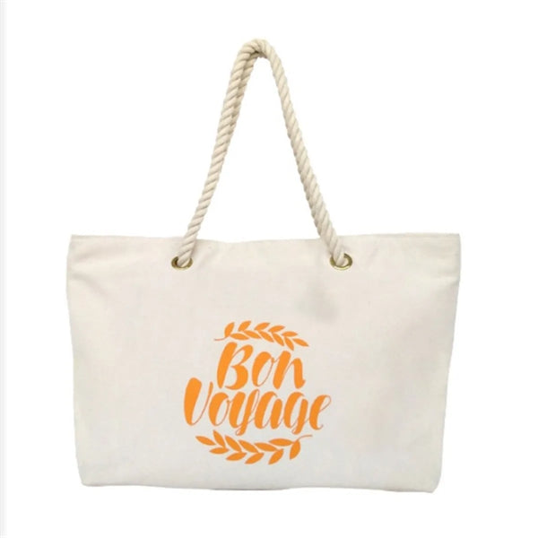 Single Shoulder Cotton Rope Canvas Bag