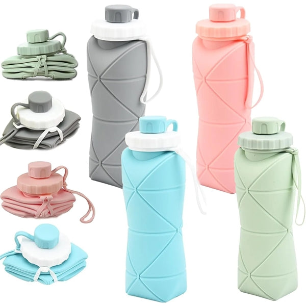 Silicone Foldable Water Cup with Stretchable Design