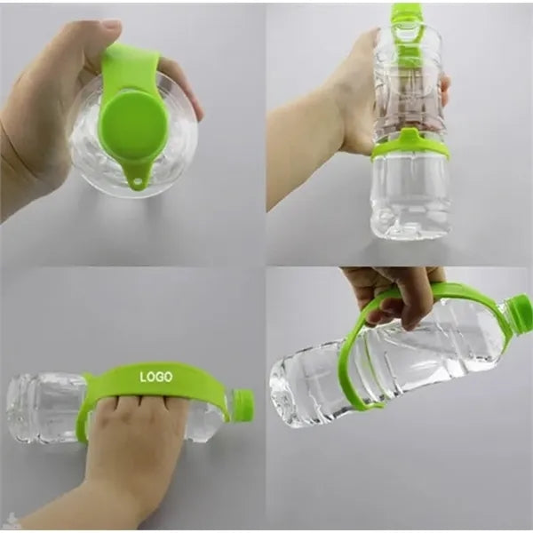 Silicone Carrier Water Bottle Grip Band