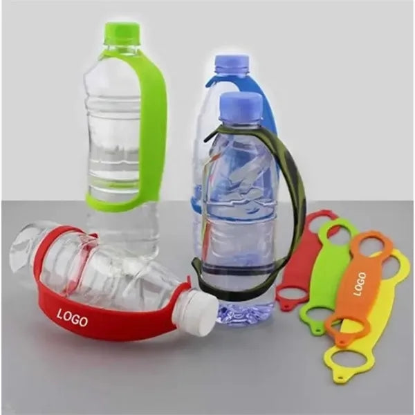 Silicone Carrier Water Bottle Grip Band