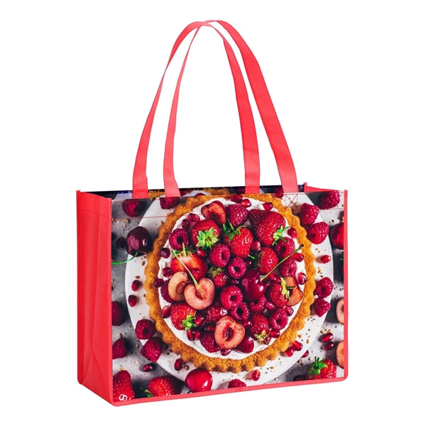 Laminated Non Woven Tote Bag(12" X 16" X 6")