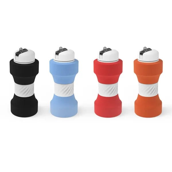 22oz. Silicone Dumbbell Sports Water Bottle