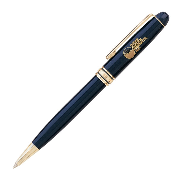Saxon-I Luxury Ballpoint Pen with Gold Accents