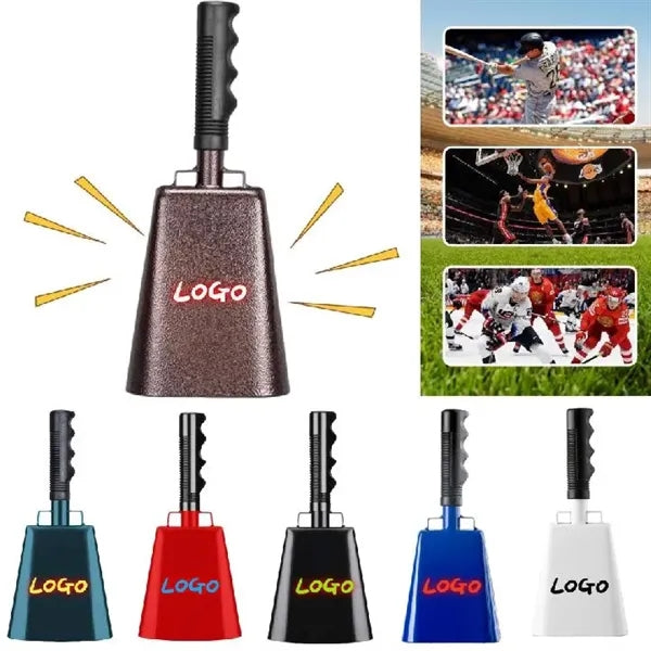 10 Inch Cowbell with Handle Cheering Bell for Sports Event