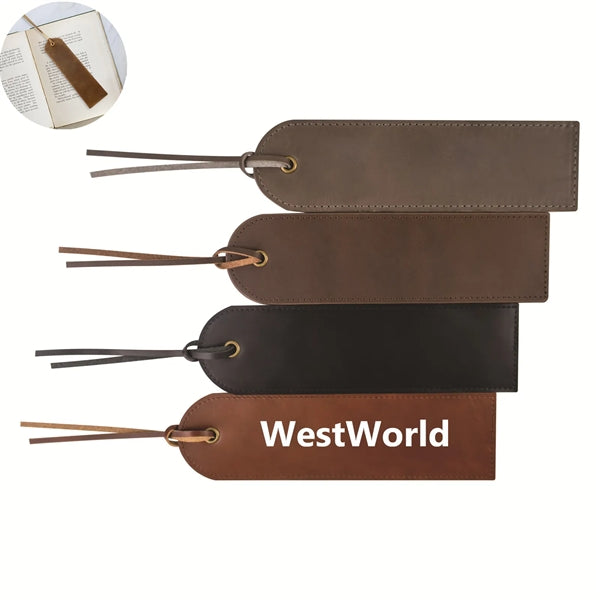 Genuine Leather Bookmark