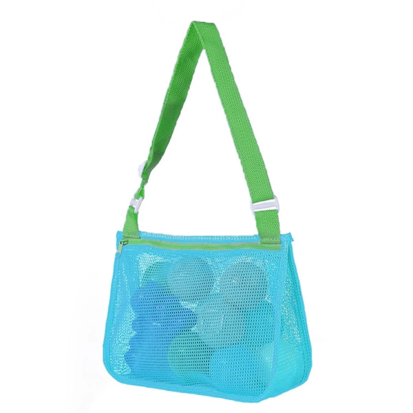 Adjustable Shoulder Beach Mesh Toy Handheld Bag