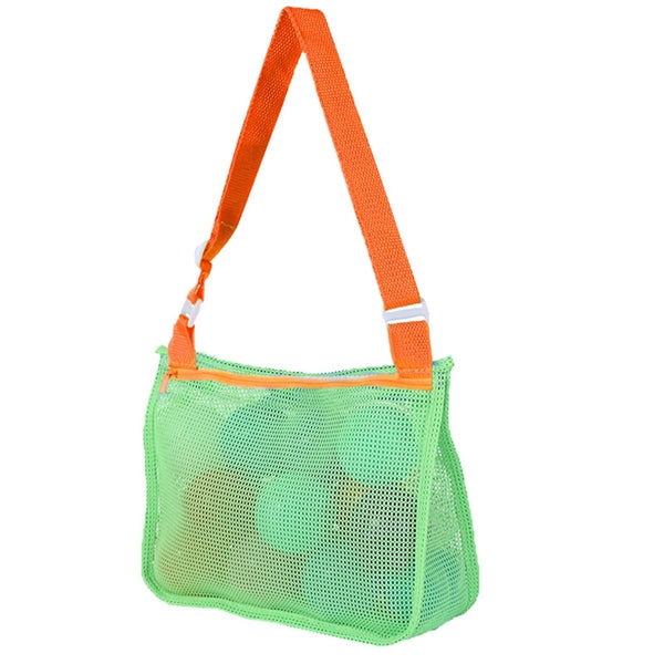 Adjustable Shoulder Beach Mesh Toy Handheld Bag