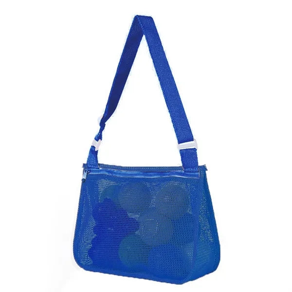 Adjustable Shoulder Beach Mesh Toy Handheld Bag