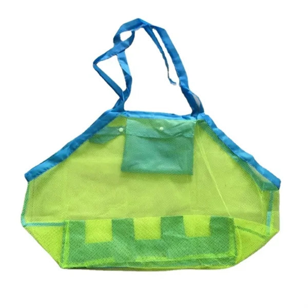 Large Foldable Mesh Beach Toy Tote Bag