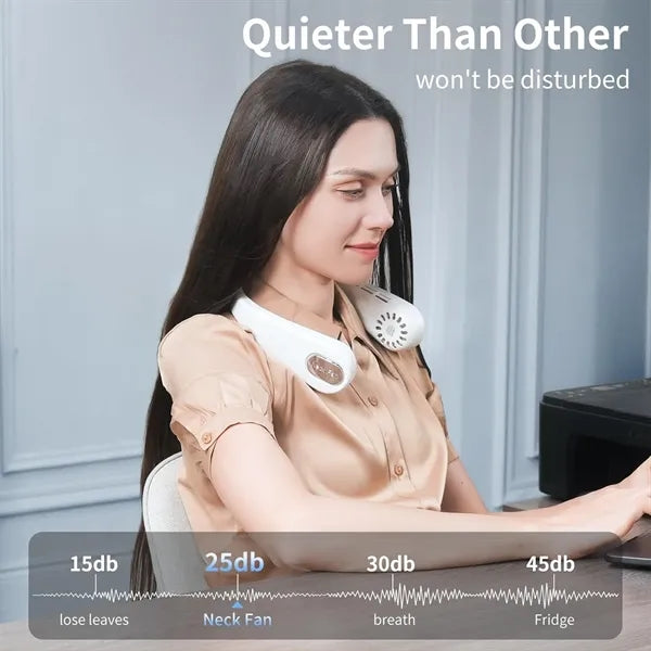 Bladeless USB Rechargeable Neck Fan