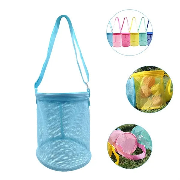 Circular Sand Collection Bucket Mesh Bag