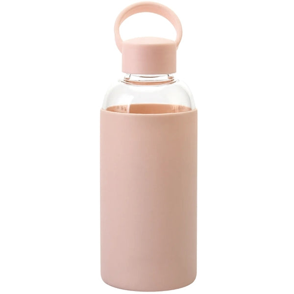 20 OZ Glass Water Bottle With Non-Slip Silicone Sleeve