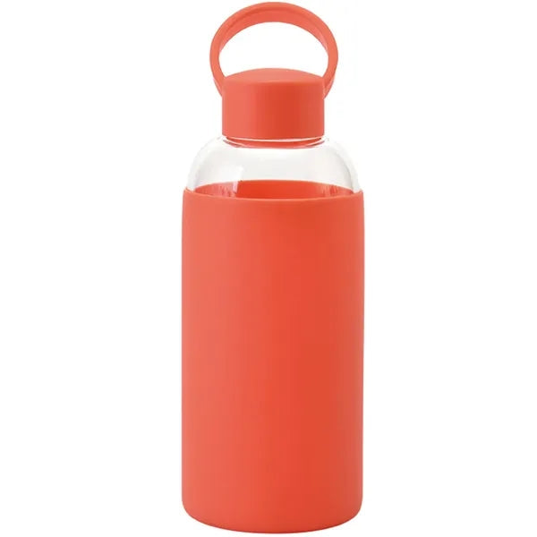 20 OZ Glass Water Bottle With Non-Slip Silicone Sleeve