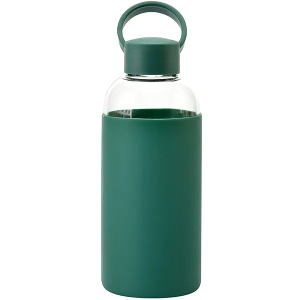 20 OZ Glass Water Bottle With Non-Slip Silicone Sleeve
