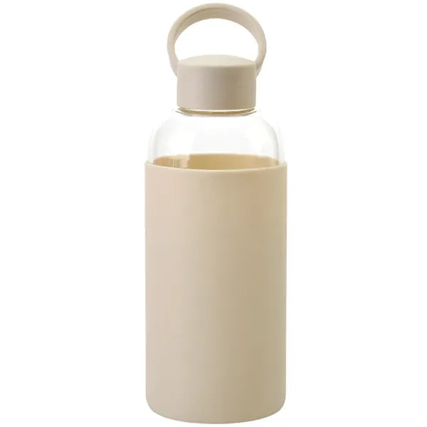 20 OZ Glass Water Bottle With Non-Slip Silicone Sleeve