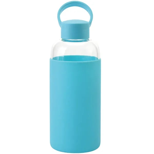 20 OZ Glass Water Bottle With Non-Slip Silicone Sleeve