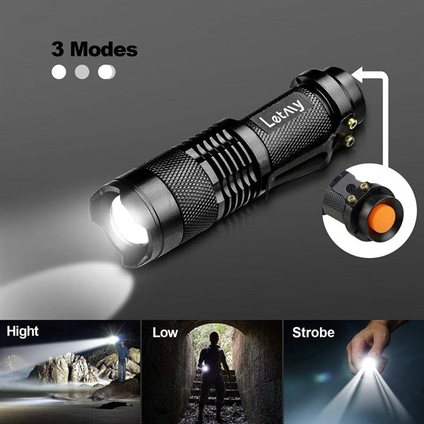 Mini Flashlights with Belt Clip