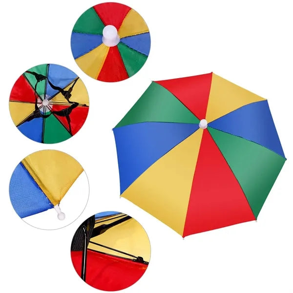 Full Color Outdoor Sun Protection Umbrella Hat