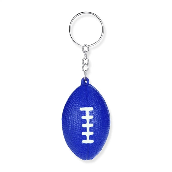 Mini Football Stress Ball Keychain
