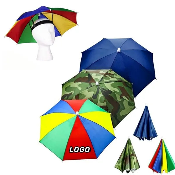 Full Color Outdoor Sun Protection Umbrella Hat