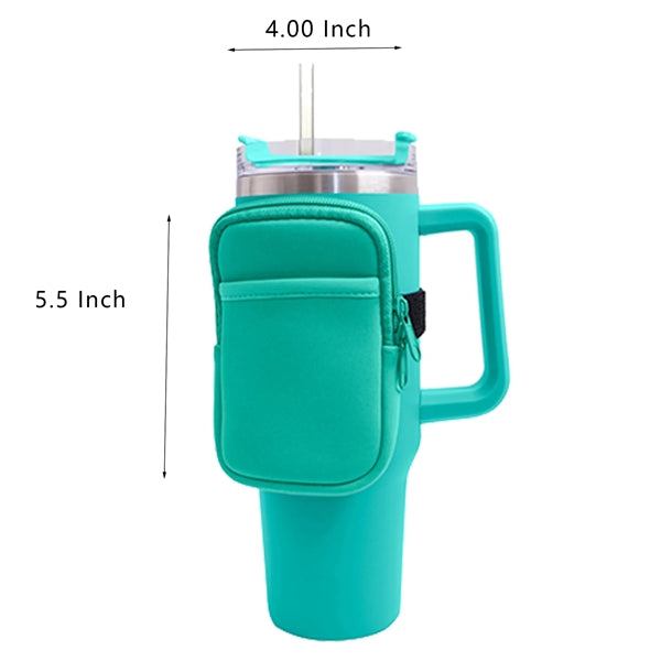 Dual Layer Water Bottle Pouch for 40 oz Cup
