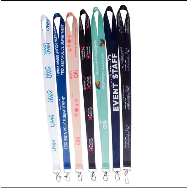 3/4" polyester lanyards