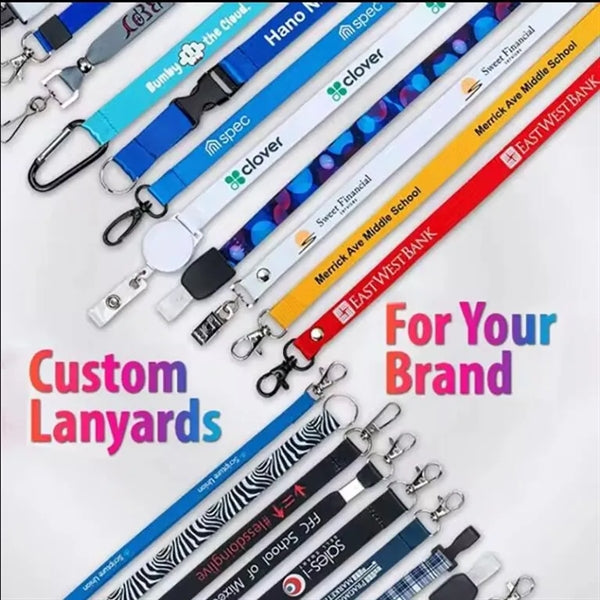 3/4" polyester lanyards