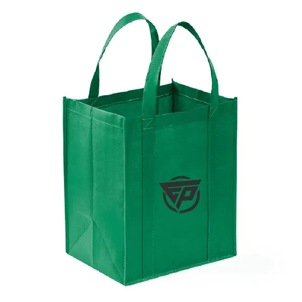Nonwoven Grocery Shopping Tote Bag with plastic bottom