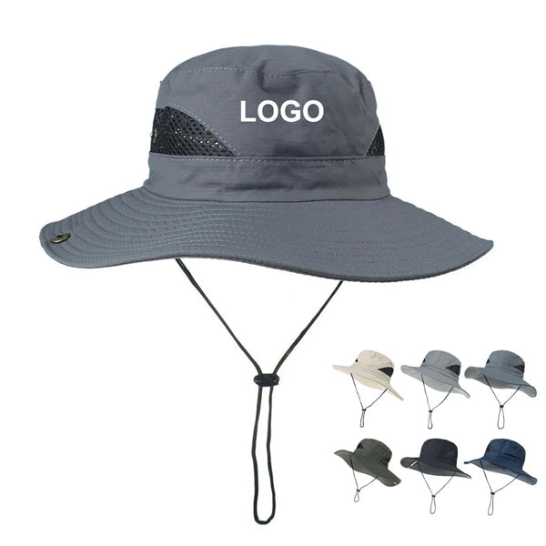 Wide Brim Bucket Hat