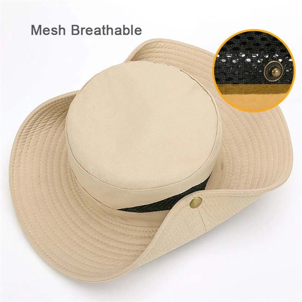 Wide Brim Bucket Hat