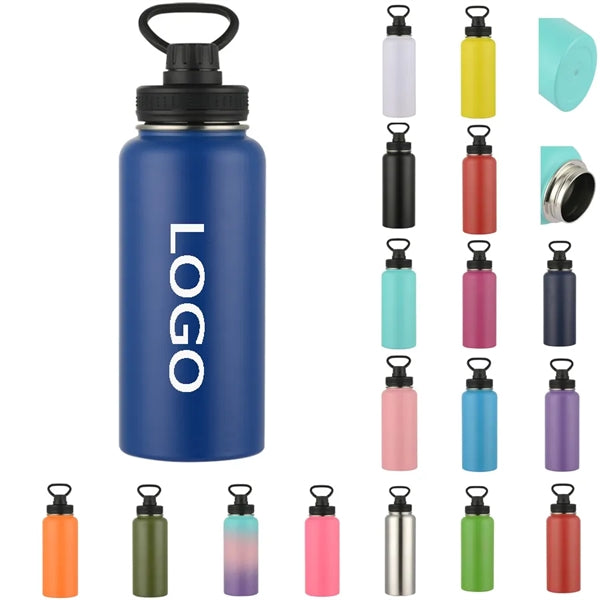 18 oz Water Bottle With Lid