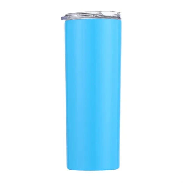 20 opz Double Wall Tumbler with Straw and Lid