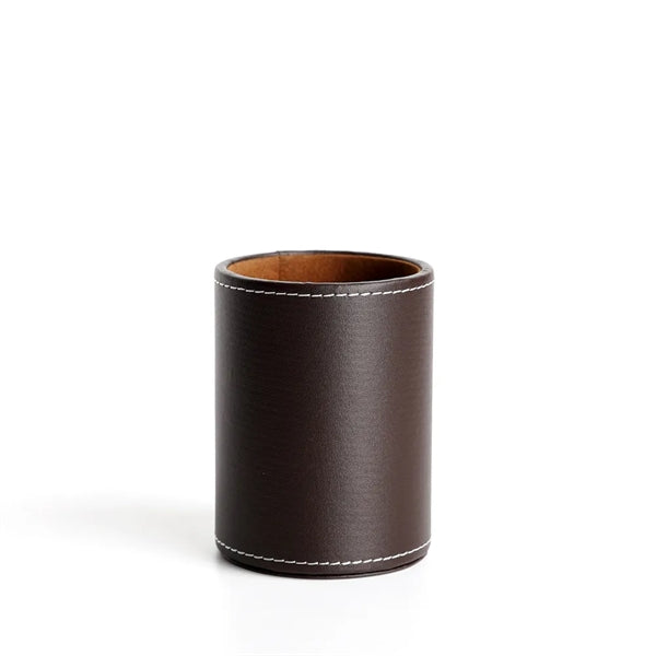 Leather Round Pen Holder