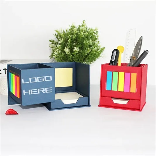 Cube Desktop Organizer with Sticky Notes