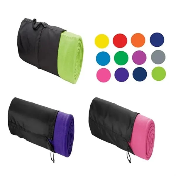 Waterproof Fleece Throw Blanket Set