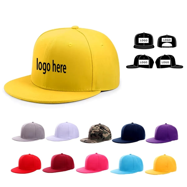 Hip-hop Flat-brimmed Hat