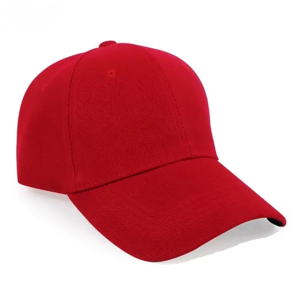 6 panel structured Baseball Caps w/ Metal Tuck in Buckle