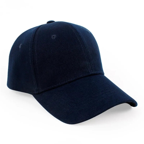 6 panel structured Baseball Caps w/ Metal Tuck in Buckle