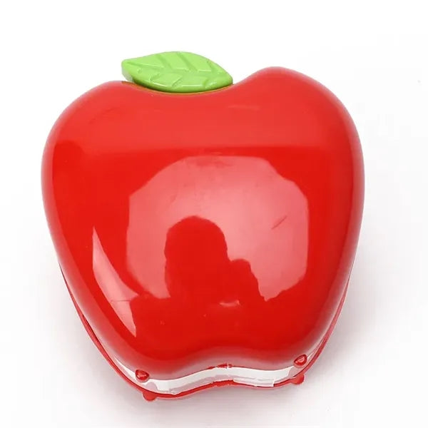 Apple Shaped Plastic Pen Holder Desk Stationery Organizer