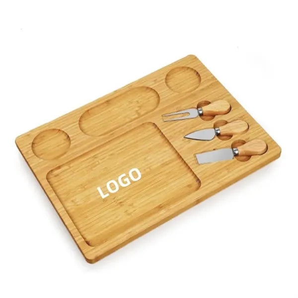 Bamboo Cheese Board knife Set