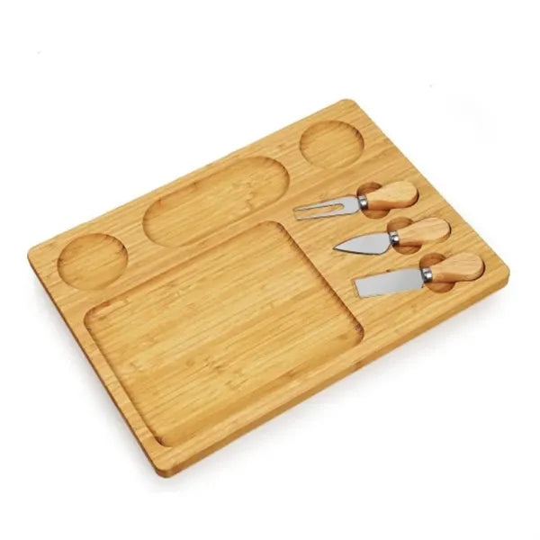 Bamboo Cheese Board knife Set