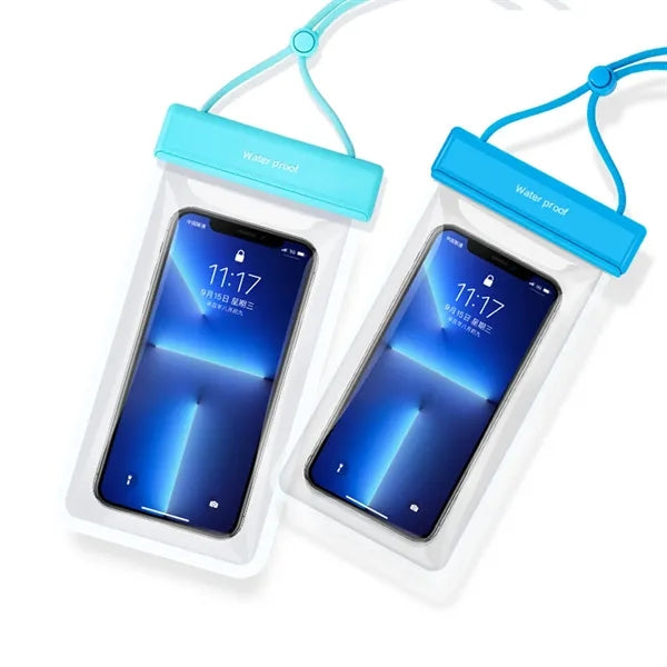IPX8 Waterproof PVC Phone Bag with Lanyard