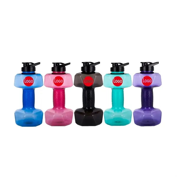 Dumbbell Shape Water Bottle Exercise Gym