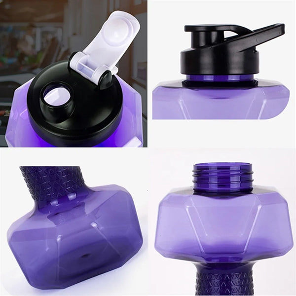 Dumbbell Shape Water Bottle Exercise Gym
